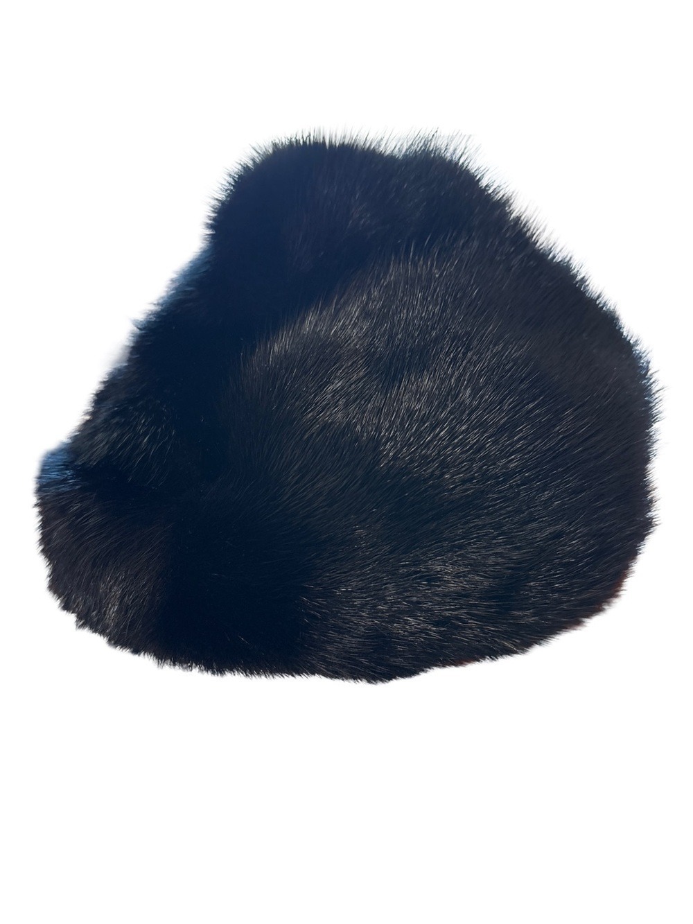 Luxury Vintage Black Faux Fur Hat Small - Picture 2 of 5